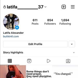 Follow me on Instagram…..Latifa_____37